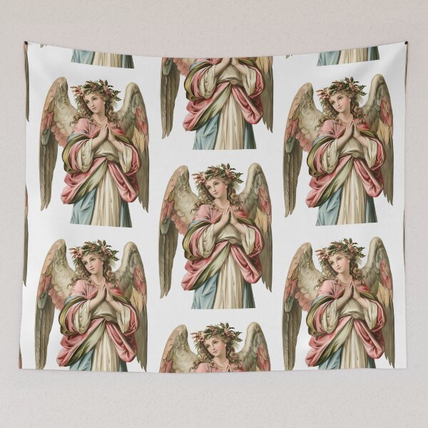 Item preview, Victorian Christmas angel card designed and sold by MendaciousMina.