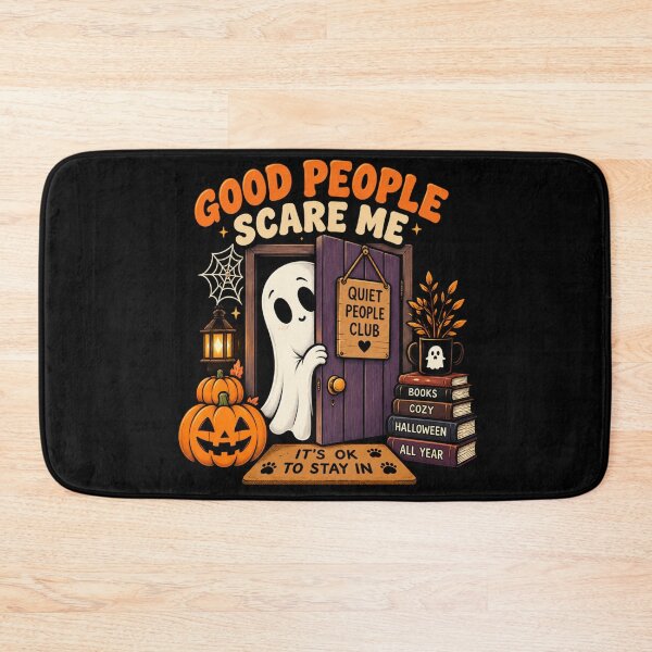 Item preview, Good People Scare Me Halloween Ghost designed and sold by Houldi.