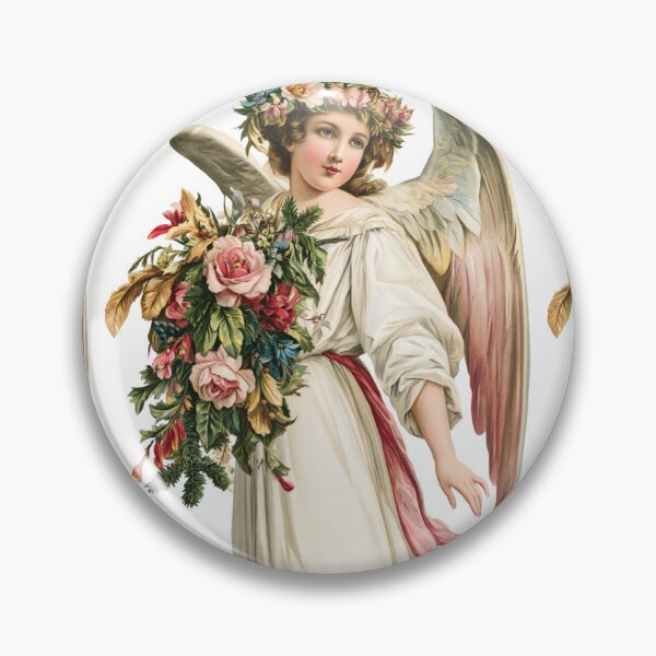Item preview, Victorian Christmas angel card designed and sold by MendaciousMina.