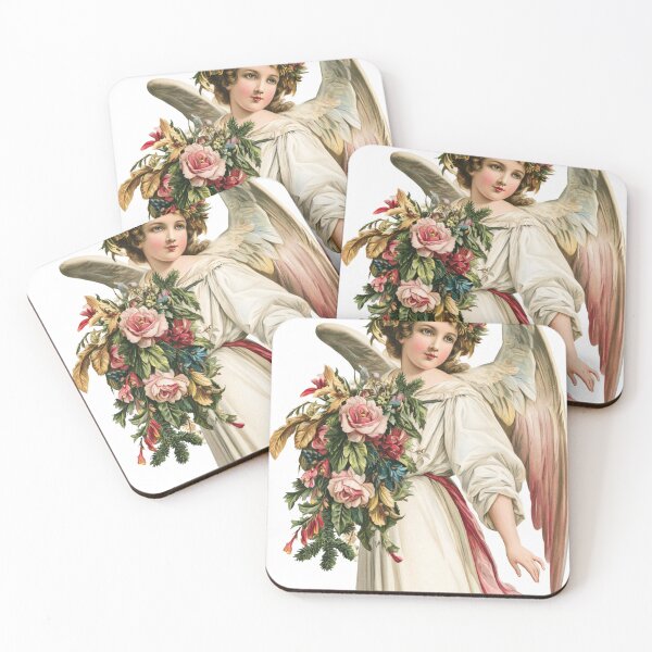 Item preview, Victorian Christmas angel card designed and sold by MendaciousMina.