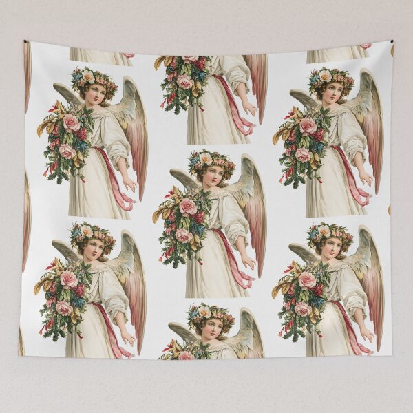 Item preview, Victorian Christmas angel card designed and sold by MendaciousMina.