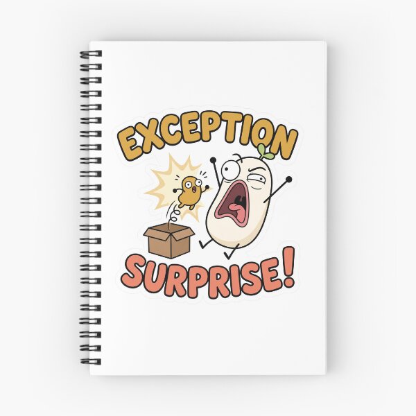 Item preview, Exception Surprise Funny Programmer Coding Meme designed and sold by CreativeArtisanPrints Shop.