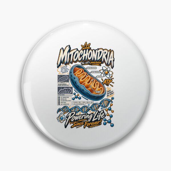 Item preview, Mitochondria Powerhouse of the Cell Retro Science designed and sold by choudane.