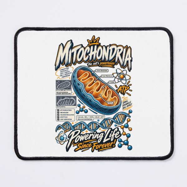 Item preview, Mitochondria Powerhouse of the Cell Retro Science designed and sold by choudane.