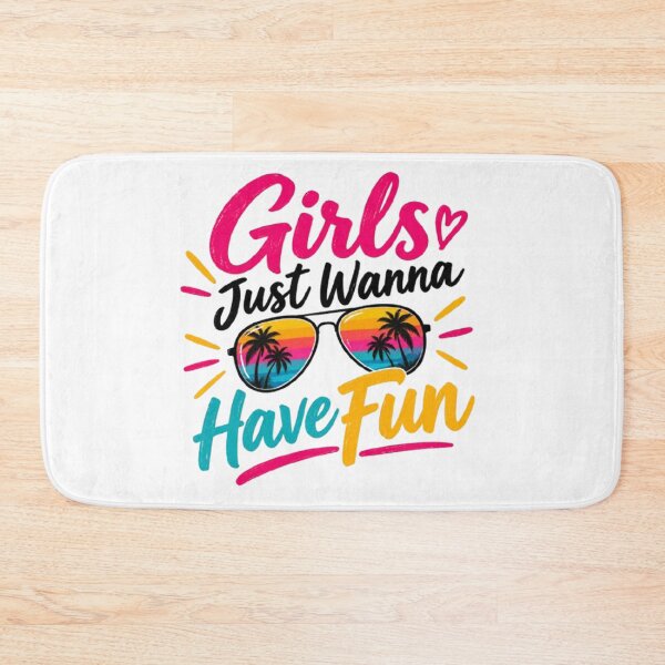 Item preview, Girls Just Wanna Have Fun – Retro Summer Girl Power Design designed and sold by Bernsteinhaus.