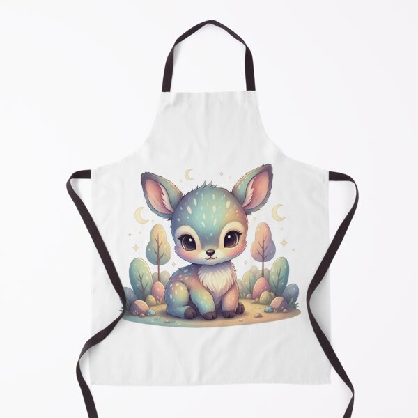 Item preview, Enchanted Forest Deer – Pastel Baby Deer Illustration designed and sold by Herzbaumatelier.
