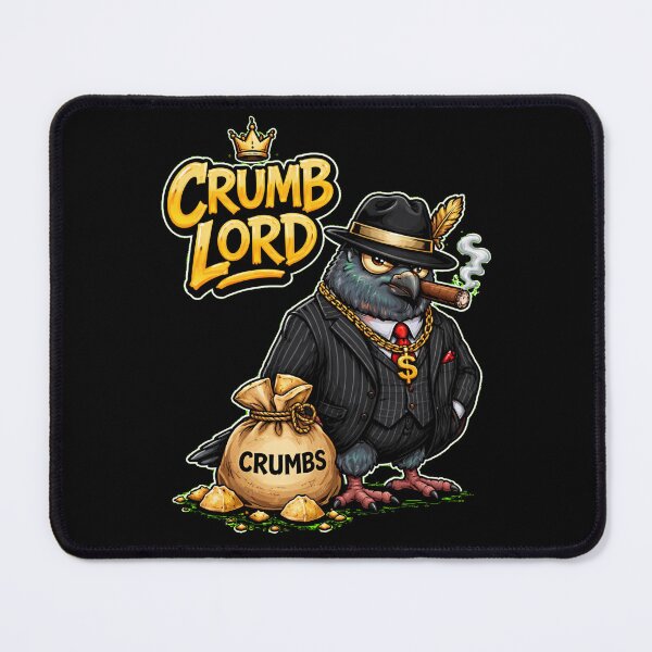 Item preview, Crumb Lord - The Pigeon Mafia Bread Boss designed and sold by LOL-N-LIFESTYLE.