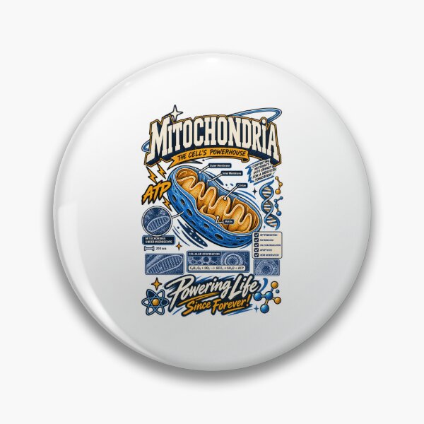 Item preview, Mitochondria Powerhouse of the Cell Retro Science designed and sold by choudane.