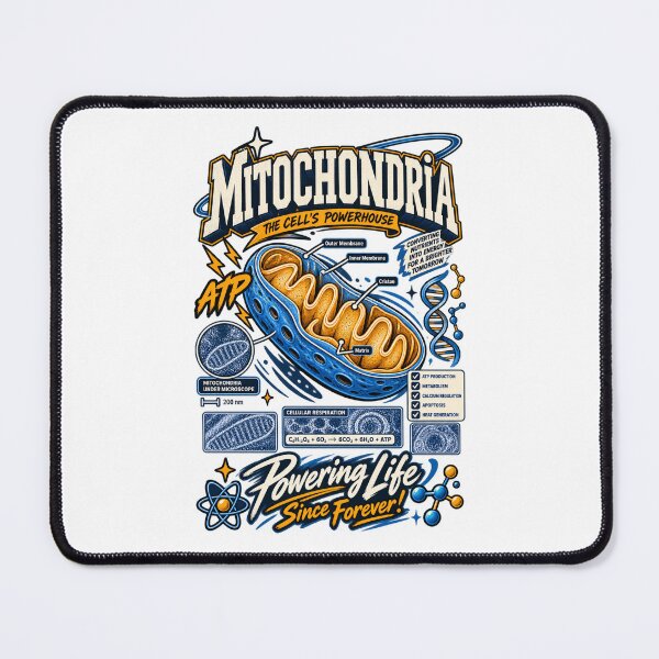 Item preview, Mitochondria Powerhouse of the Cell Retro Science designed and sold by choudane.