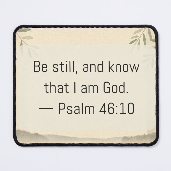 Item preview, Psalm 46 10 Christian Faith Text Art Art Print designed and sold by Carnival Posters.