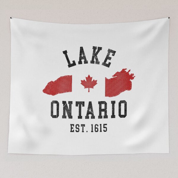 Item preview, Lake Ontario EST 1615 Canadian Flag designed and sold by gunaone-design.