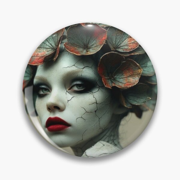Item preview, Goth girl Cracked but beautiful designed and sold by KingsArtworx 2.