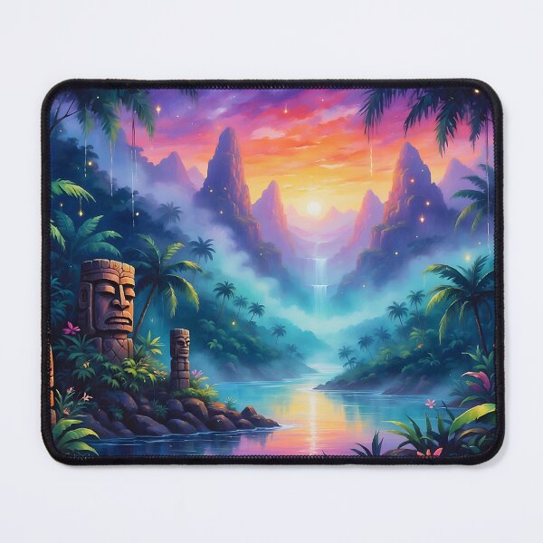 Item preview, Valley — Sacred River under a Flaming Sky designed and sold by Hawaii26.