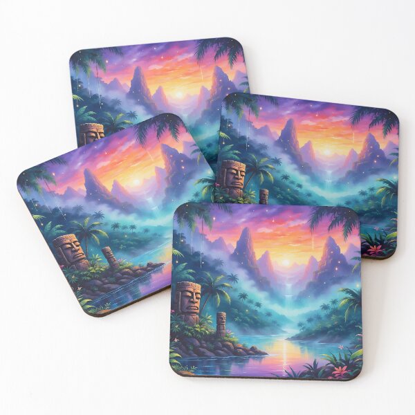 Item preview, Valley — Sacred River under a Flaming Sky designed and sold by Hawaii26.