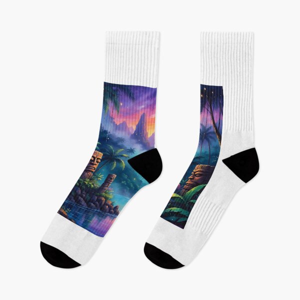 Item preview, Valley — Sacred River under a Flaming Sky designed and sold by Hawaii26.