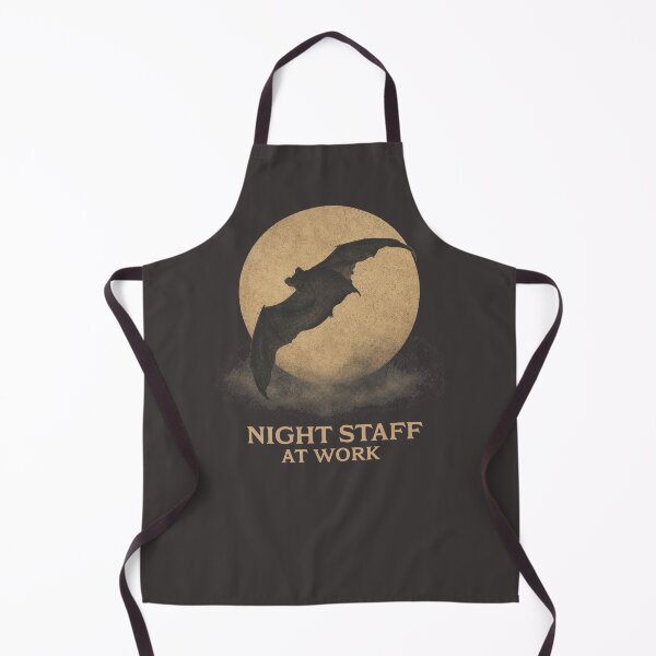 Item preview, Night Staff at Work - Bat flying past Moon illustration designed and sold by bloom&trowel.