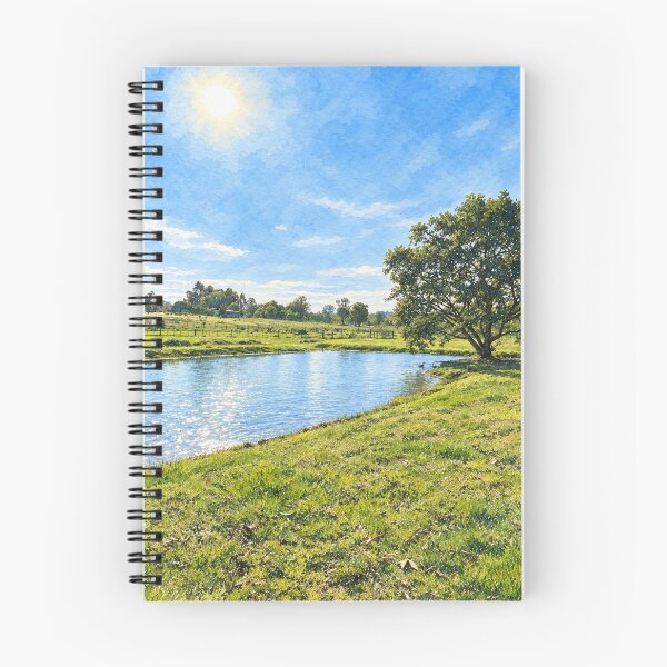 Item preview, Beautiful day in the lake designed and sold by Carol-arts-.