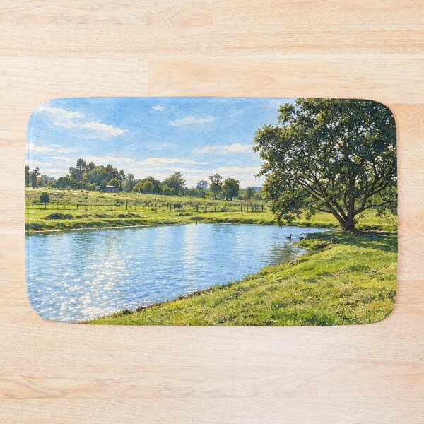 Item preview, Beautiful day in the lake designed and sold by Carol-arts-.