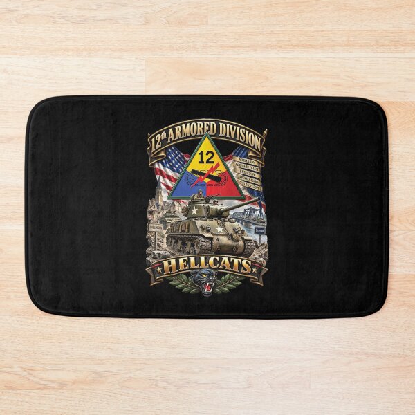 Item preview, 12th Armored Division - HellCats- WWII - 3D - Enhanced designed and sold by Military Insignia Products.