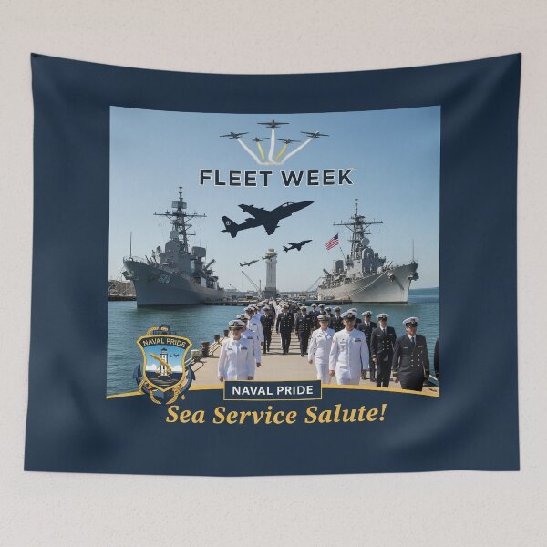 Item preview, Fleet Week San Diego: Salute to the Sea designed and sold by communedesigns.