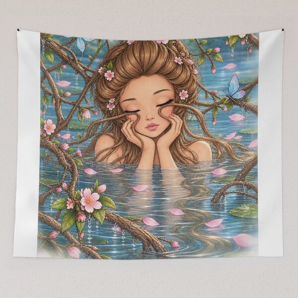 Item preview, Naïra, the guardian of the flowery pond designed and sold by PIERREetMAILLES.
