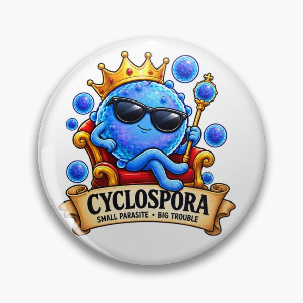 Item preview, Cyclospora – Small Parasite Big Trouble | Funny Parasitology Design designed and sold by Ramadane_design1.