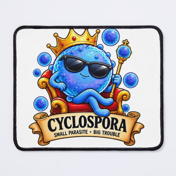 Item preview, Cyclospora – Small Parasite Big Trouble | Funny Parasitology Design designed and sold by Ramadane_design1.