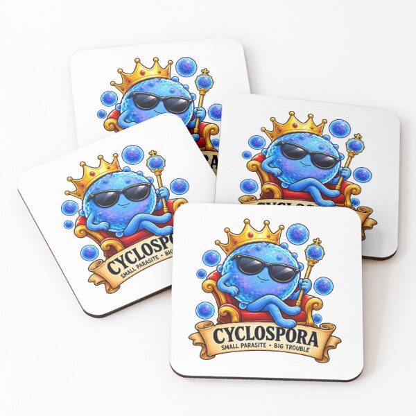 Item preview, Cyclospora – Small Parasite Big Trouble | Funny Parasitology Design designed and sold by Ramadane_design1.