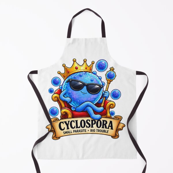 Item preview, Cyclospora – Small Parasite Big Trouble | Funny Parasitology Design designed and sold by Ramadane_design1.