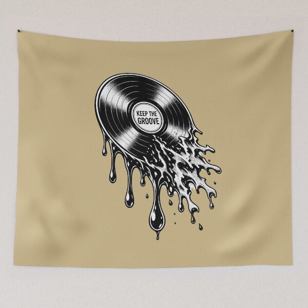 Item preview, Vinyl remains – even when it melts. designed and sold by design-rebell.
