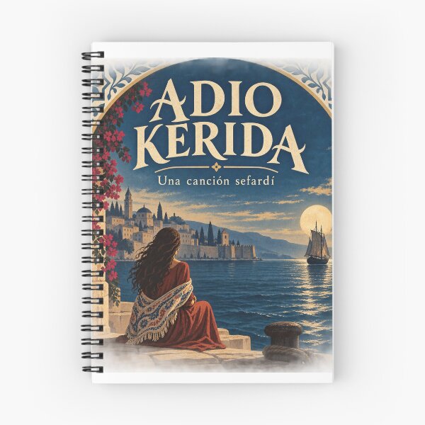 Item preview, Adio Kerida – Sephardic Ladino Song of Love and Farewell  designed and sold by Past in Threads.