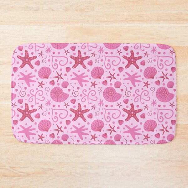 Item preview, Pink Seashells and Stars Pattern designed and sold by miawgigi.