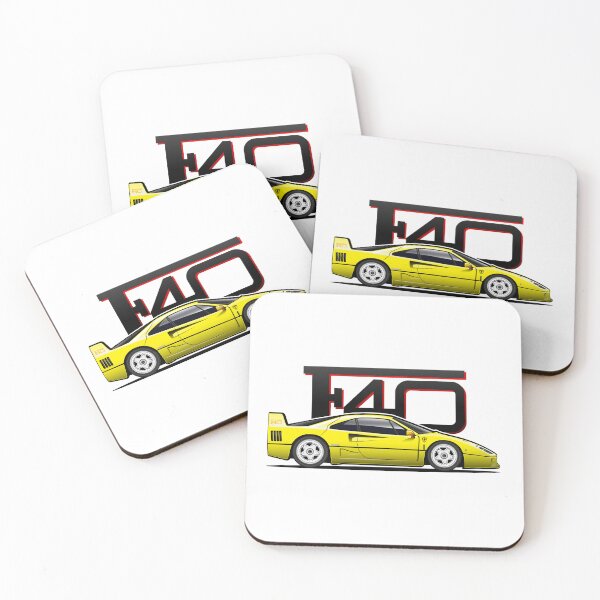Item preview, Ferrari F 40 in Yellow Color Italian Super Car designed and sold by Juan-Art-22.