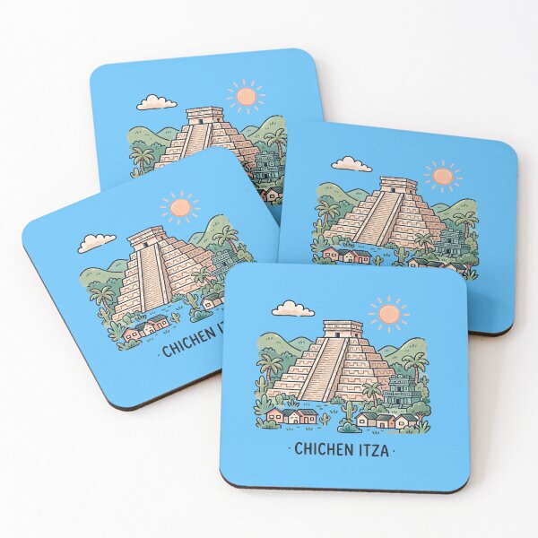 Item preview, CHICHEN ITZA · El Castillo Pyramid Mayan Temple - Chichen Itza Mexico  designed and sold by PaintMeWorld.