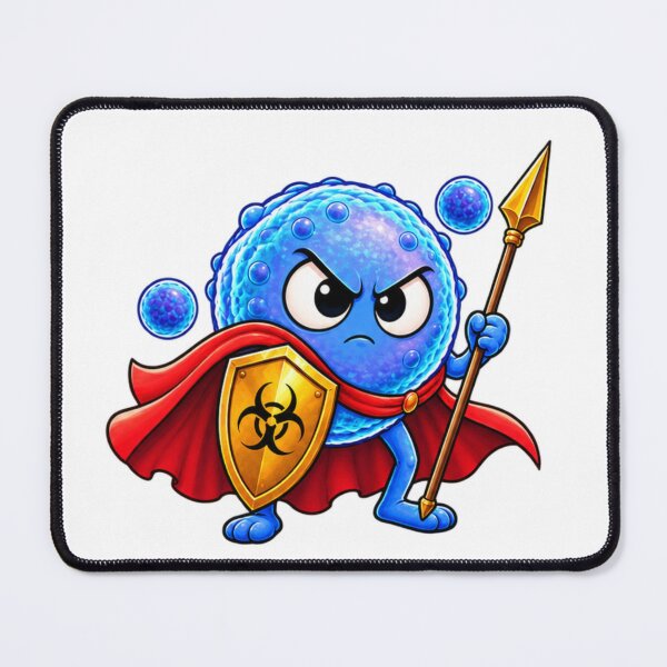 Item preview, Cyclospora Superhero – Funny Parasite Microbiology Design designed and sold by Ramadane_design1.
