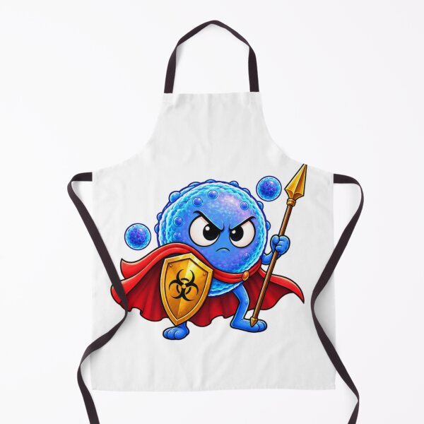 Item preview, Cyclospora Superhero – Funny Parasite Microbiology Design designed and sold by Ramadane_design1.