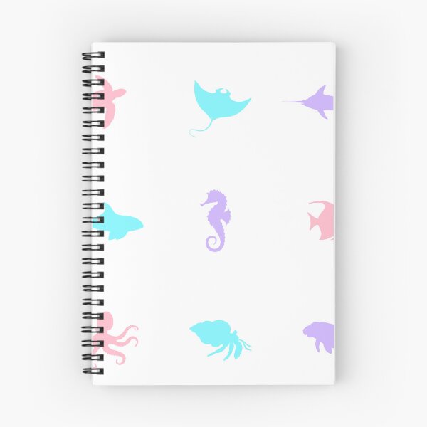 Item preview, Marine Life Ocean Animals Pastel Sticker Pack/Sheet designed and sold by SlimyFish.