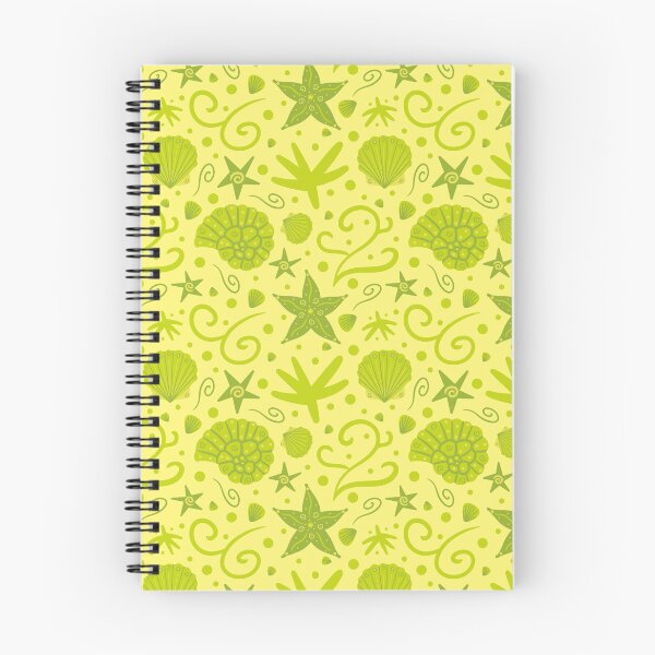 Item preview, Green Seashells and Stars Pattern designed and sold by miawgigi.