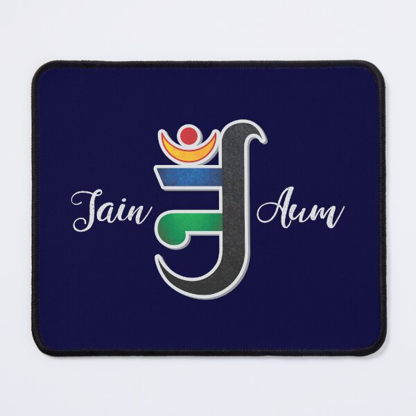 Item preview, Jain Aum , Jainism symbol spiritual artwork, ahimsa, mahaveer,om stamp. designed and sold by JrNergal.