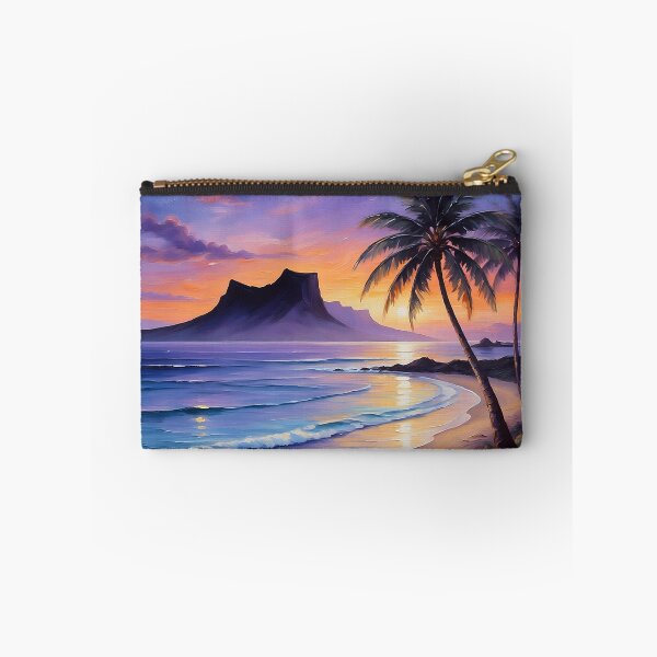 Item preview, Volcanic Island Silhouette — Purple and Orange Twilight designed and sold by Hawaii26.