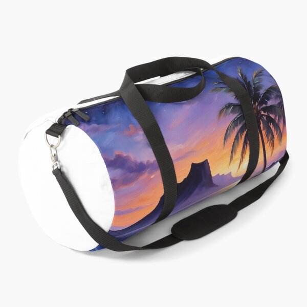 Item preview, Volcanic Island Silhouette — Purple and Orange Twilight designed and sold by Hawaii26.