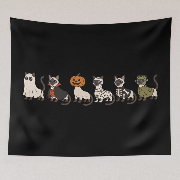Item preview, Funny Siamese Cat Halloween Costume Trick or Treat Mom Dad Kids designed and sold by FurryHavenPH.