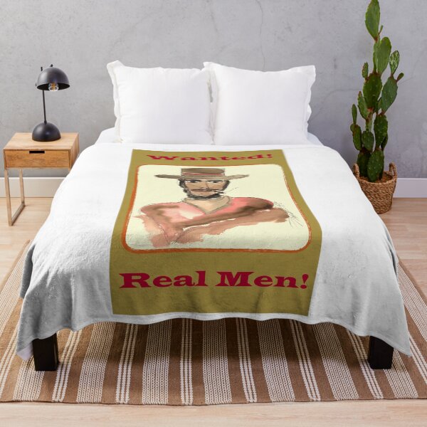 Item preview, Wanted! Real Men! designed and sold by Anke‘s Bazaar.