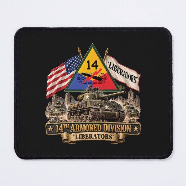 Item preview, 14th Armored Division - Liberators - WWII - 3D - Enhanced designed and sold by Military Insignia Products.