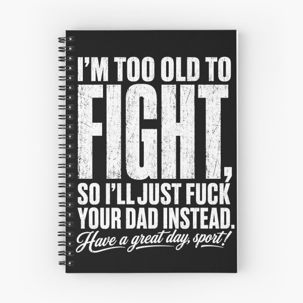 Item preview, fight Old Age with Funny Sarcastic Quote for Dad designed and sold by ROUX-ART.