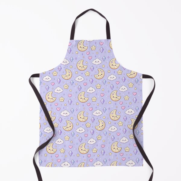 Item preview, Kawaii Moon Cookie Pattern designed and sold by Soft Berry Studio.