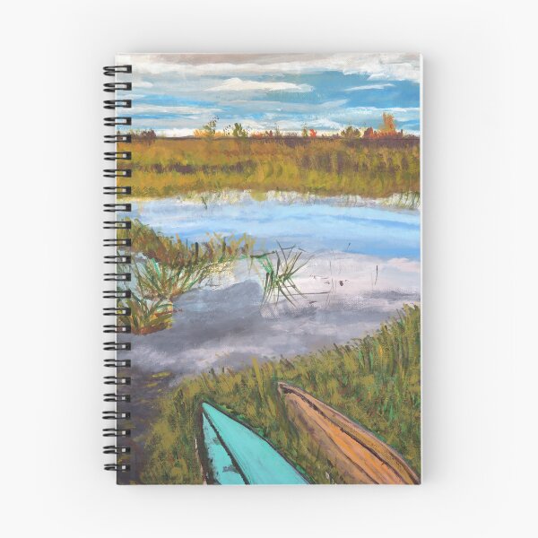 Item preview, Marshland Canoes designed and sold by ElaineFogelArt.