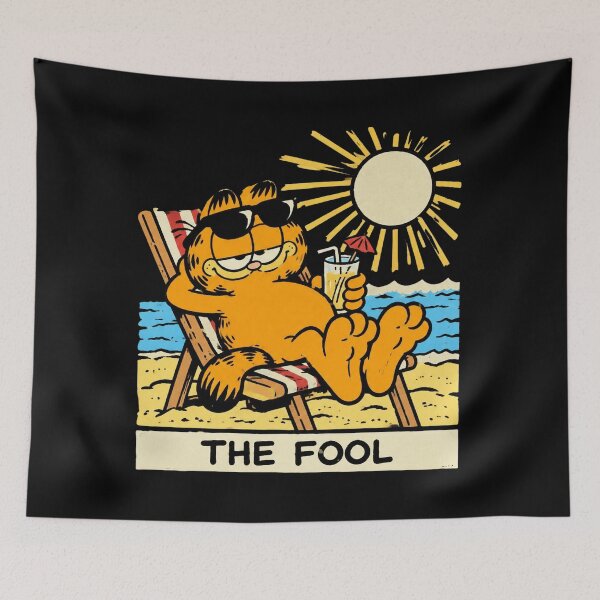 Item preview, Garfield The Fool Tarot Card Retro designed and sold by bernicepgossc.