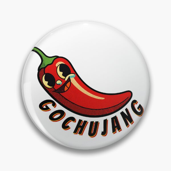 Item preview, Spicy Gochujang Retro Chili Mascot - Vintage Cartoon designed and sold by SunandShade.