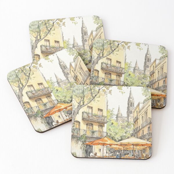 Item preview, Café in Barcelona designed and sold by sid1802.